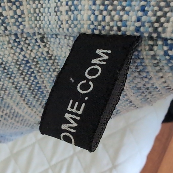 Rodeo Home Set Of 2 Down Filled Blue Accent Pillows. - Picture 7 of 9